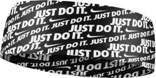 Nike Pääpanta Nike Fury Headbands 3.0 Printed White Black N1003619 010 hinta ja tiedot | Miesten hatut, huivit ja käsineet | hobbyhall.fi