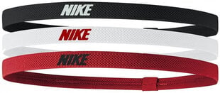 Nike Pääpanta Elastic Headbands 2.0 3P White Black Red N1004529 083 hinta ja tiedot | Naisten urheiluvaatteet | hobbyhall.fi