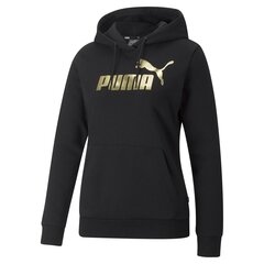 Puma naiste dressipluus 849096*01, must/kuldne hinta ja tiedot | Naisten hupparit, collegepaidat ja villapaidat | hobbyhall.fi