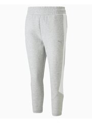 collegehousut PUMA Evostripe High Waist Light Gray Heather 673118 04 hinta ja tiedot | Naisten urheiluvaatteet | hobbyhall.fi