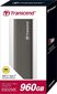 TRANSCEND ESD250C 960GB USB 3.1 Write speed 460 MBytes/sec Read speed 520 MBytes/sec TS960GESD250C hinta ja tiedot | Ulkoiset kovalevyt | hobbyhall.fi