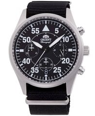 Miesten kello Orient Sports Chrono Nylon Black hinta ja tiedot | Miesten kellot | hobbyhall.fi