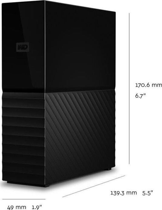 HDD USB3 12TB EXT./WDBBGB0120HBK-EESN WDC hinta ja tiedot | Ulkoiset kovalevyt | hobbyhall.fi