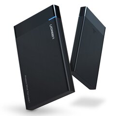 Ugreen US221 ulkoinen kiintolevykotelo HDD/SSD, SATA 3.0, USB, 50 cm, musta hinta ja tiedot | Ulkoiset kovalevyt | hobbyhall.fi