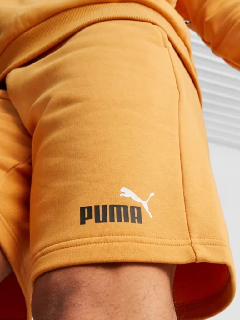 Puma Miesten shortsit Essentials+ kaksisävyiset 234238319, keltainen hinta ja tiedot | Miesten shortsit | hobbyhall.fi