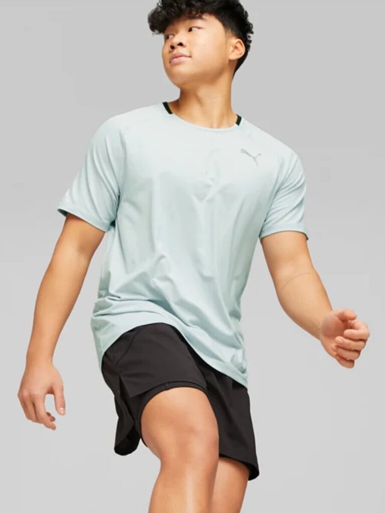 T-paita PUMA Run Cloudspun Short Sleeve Platinum Gray 523269 80 hinta ja tiedot | Miesten urheiluvaatteet | hobbyhall.fi