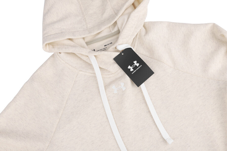 Naisten neule Under Armour Rival Fleece Hb -huppari 1356317 783, beige hinta ja tiedot | Naisten hupparit, collegepaidat ja villapaidat | hobbyhall.fi