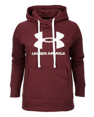 Naisten neule Under Armour Rival Fleece Logo -huppari 1356318 690, punainen hinta ja tiedot | Naisten hupparit, collegepaidat ja villapaidat | hobbyhall.fi