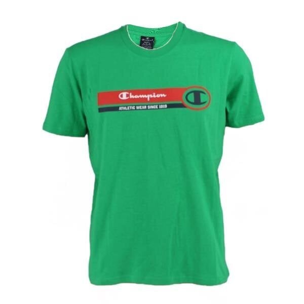 Crewneck t-shirt champion legacy miehet green 218561gs004 218561GS004 hinta ja tiedot | Miesten T-paidat | hobbyhall.fi