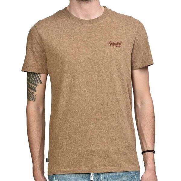 Vintage logo emb tee superdry miehet brown m1011245a9eh M1011245A9EH hinta ja tiedot | Miesten T-paidat | hobbyhall.fi