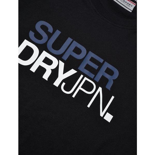 Logo loose tee superdry miehet black m1011726a02a M1011726A02A hinta ja tiedot | Miesten T-paidat | hobbyhall.fi