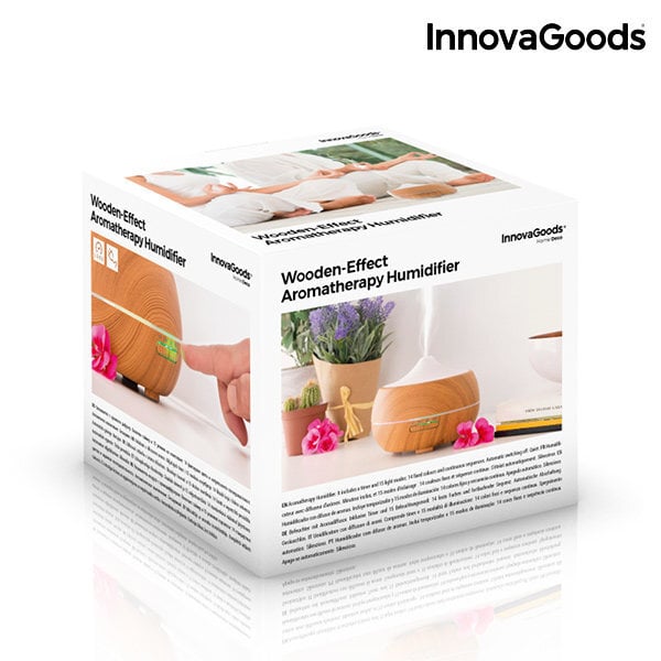 Aromaterapiapuuvaikutteinen ilmankostutin InnovaGoods hinta ja tiedot | Ilmankostuttimet | hobbyhall.fi