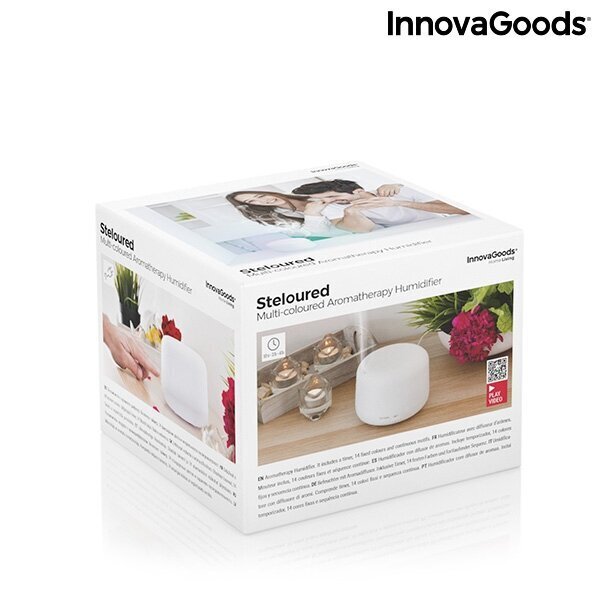 Kostuttava aromaattinen diffuusori Steloured InnovaGoods monivärisellä LEDillä hinta ja tiedot | Ilmankostuttimet | hobbyhall.fi