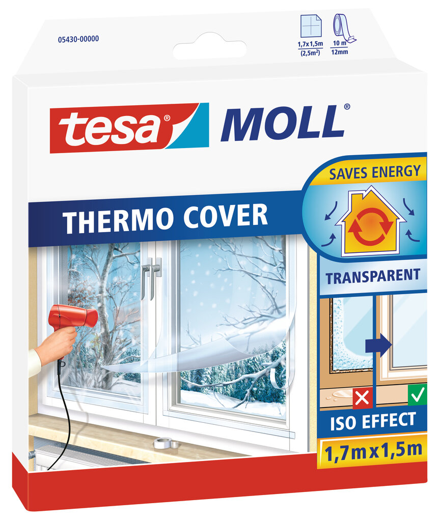 Ikkunoiden eristyskalvo Tesa ThermoCover hinta ja tiedot | Eristeet ja tiivisteet | hobbyhall.fi