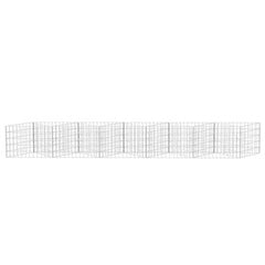 Gabion kori/kaukalo vihanneksille, 330x30x50cm, teräs hinta ja tiedot | Aidat ja tarvikkeet | hobbyhall.fi