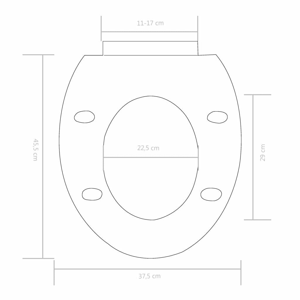 Wc-istuin pehmeästi sulkeutuvalla kannella, valkoinen hinta ja tiedot | WC-istuimen lisätarvikkeet | hobbyhall.fi