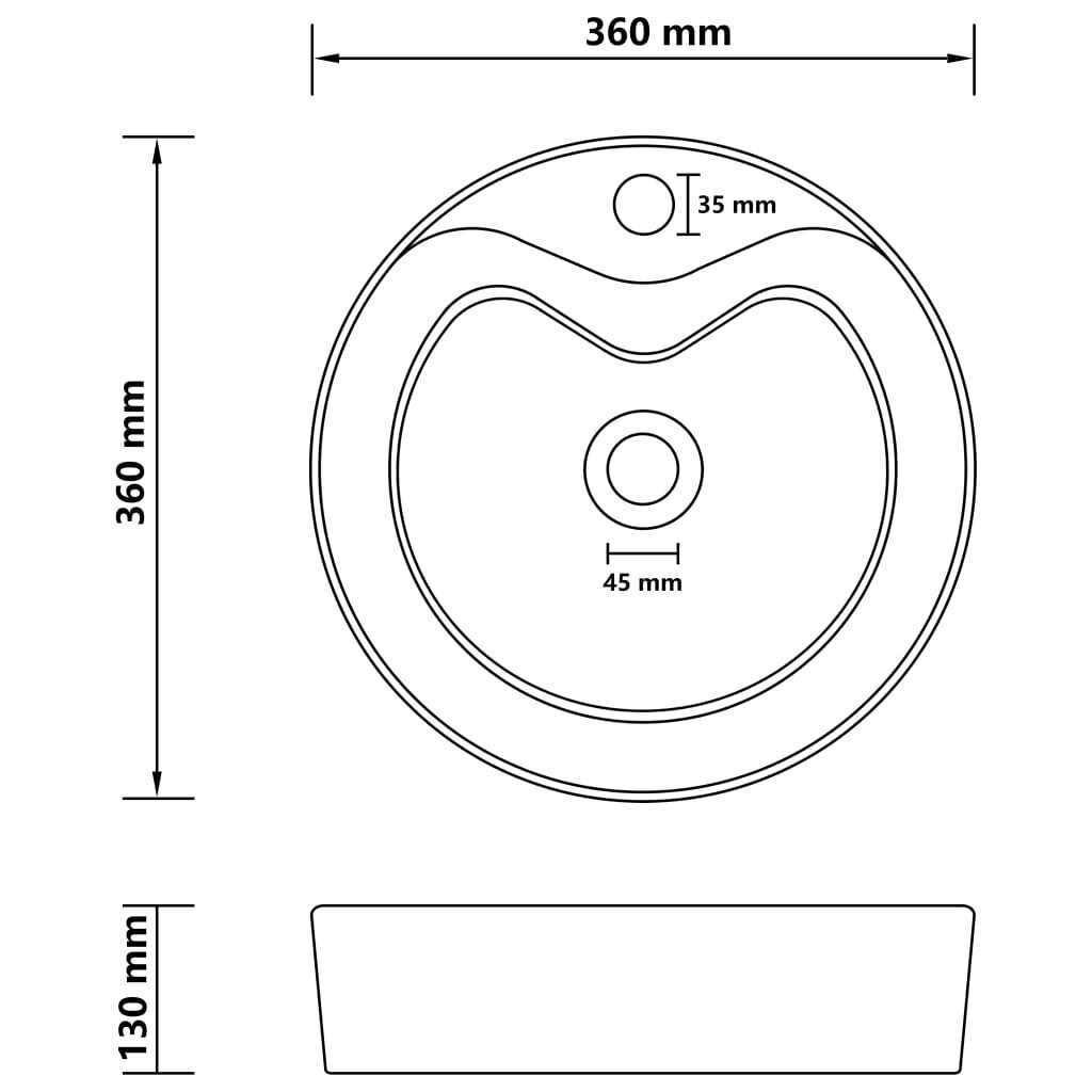 Pesuallas 360x130, vihreä hinta ja tiedot | Pesualtaat | hobbyhall.fi