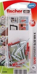 Kaksikomponenttiset tapit L-koukulla 10x50mm, 2 kpl. hinta ja tiedot | Kiinnitystarvikkeet | hobbyhall.fi