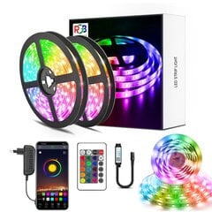 Smart LED-nauha 5050 RGB Bluetooth, 5 m hinta ja tiedot | LED-valonauhat | hobbyhall.fi