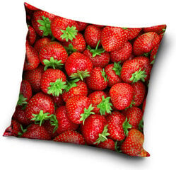 Koristeellinen tyynynpäällinen Strawberry 40x40 cm hinta ja tiedot | Koristetyynyt ja tyynynpäälliset | hobbyhall.fi