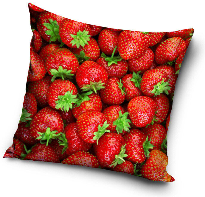 Koristeellinen tyynynpäällinen Strawberry 40x40 cm hinta ja tiedot | Koristetyynyt ja tyynynpäälliset | hobbyhall.fi