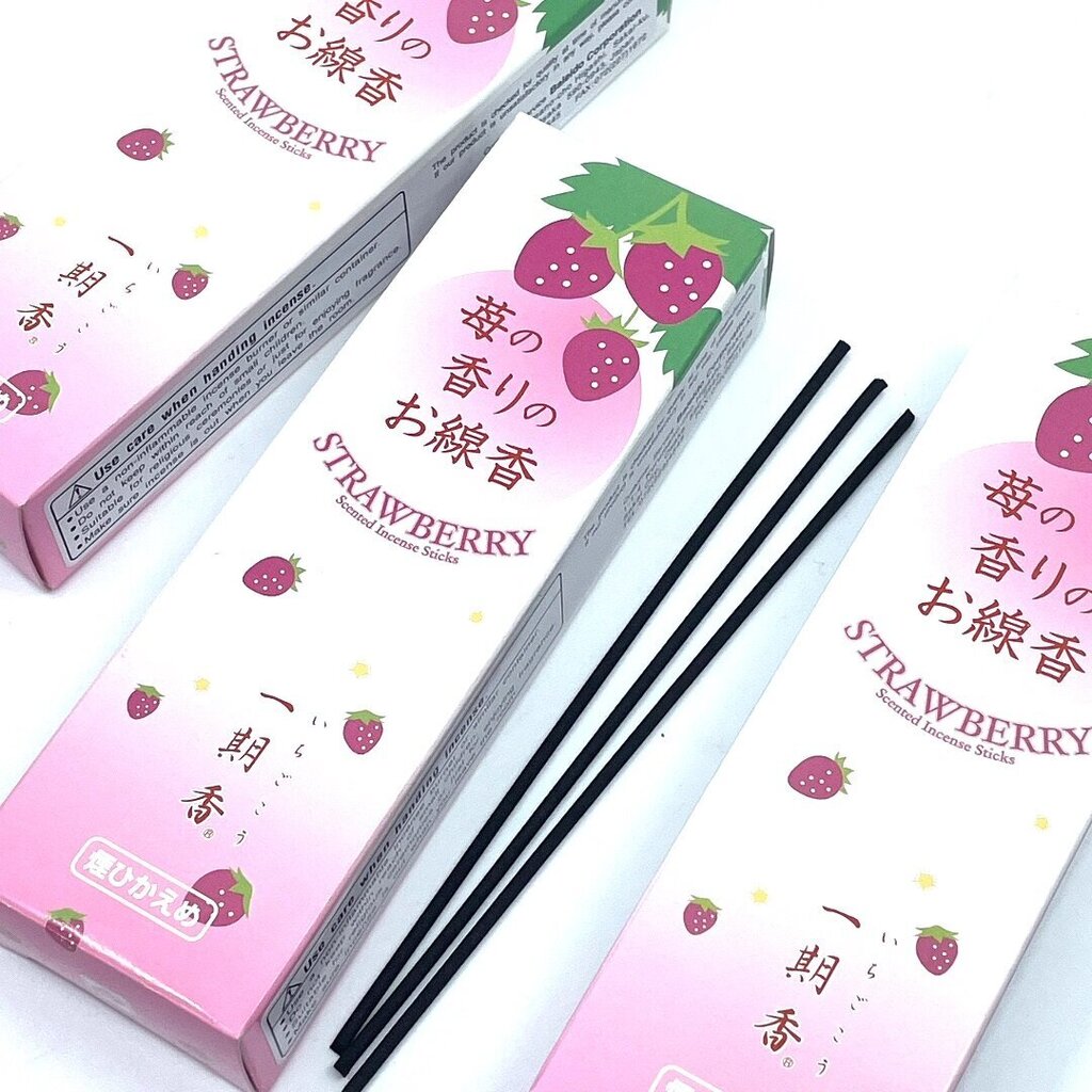 Japanilainen suitsuke Ichigoko Strawberry, Baieido, 30gr hinta ja tiedot | Huonetuoksut | hobbyhall.fi