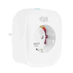 Älykäs pistorasia Ksix Smart Energy Slim Wifi 250V Valkoinen hinta ja tiedot | Kytkimet ja pistorasiat | hobbyhall.fi