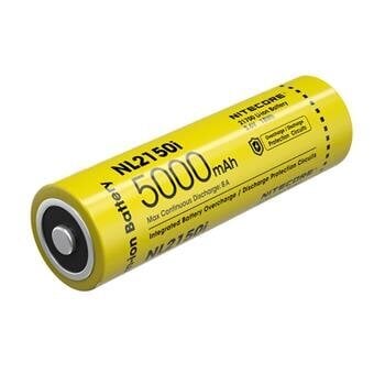 Nitecore AKKU RECH. LI-ION 3.6V/NL2150I (5000MAH) NITECORE hinta ja tiedot | Paristot | hobbyhall.fi