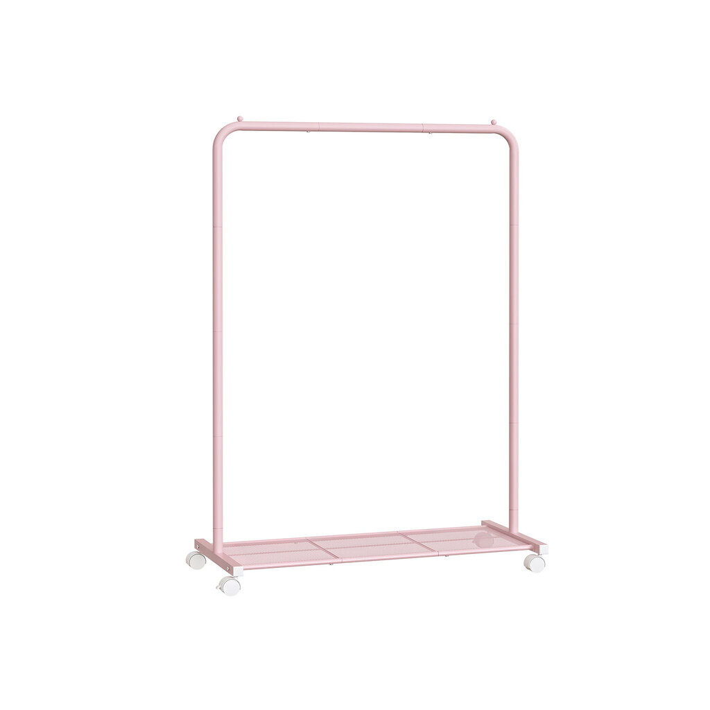 Vaateteline Songmics, 40,5 x 91 x 158 cm, pinkki hinta ja tiedot | Naulakot | hobbyhall.fi