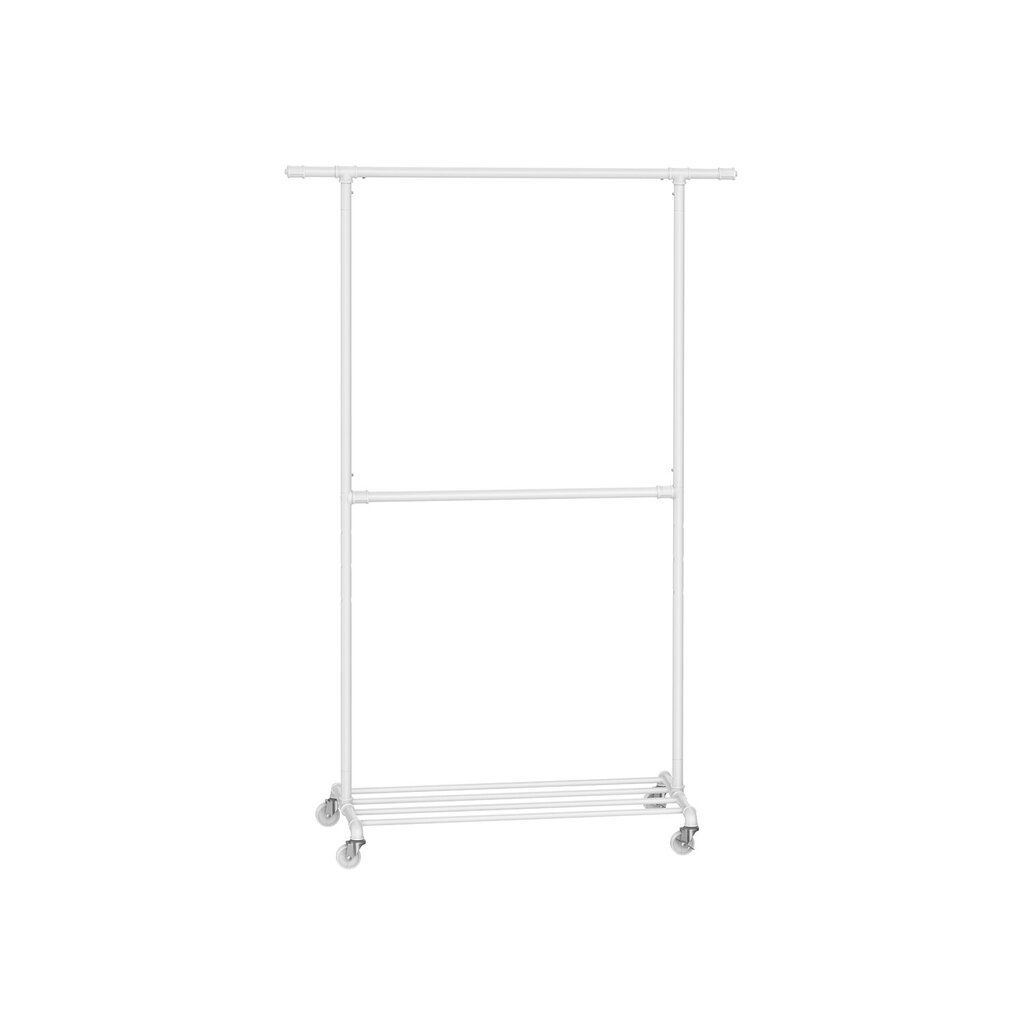 Vaateteline Songmics, 49 x 130 x 198 cm, valkoinen hinta ja tiedot | Naulakot | hobbyhall.fi