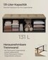 Sivupöytä Songmics, 38 x 110 x 38 cm, beige hinta ja tiedot | Lipastot | hobbyhall.fi