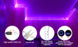 Smart LED-nauha 5050 RGB Bluetooth, 10 m hinta ja tiedot | LED-valonauhat | hobbyhall.fi