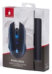 Langallinen pelihiiri Spartan Gear Phalanx + hiirimatto hinta ja tiedot | Hiiret | hobbyhall.fi