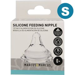 Marcus&Marcus Silikoninen tuttipullon kärki (0М+) (S) hinta ja tiedot | Tuttipullot ja tarvikkeet | hobbyhall.fi