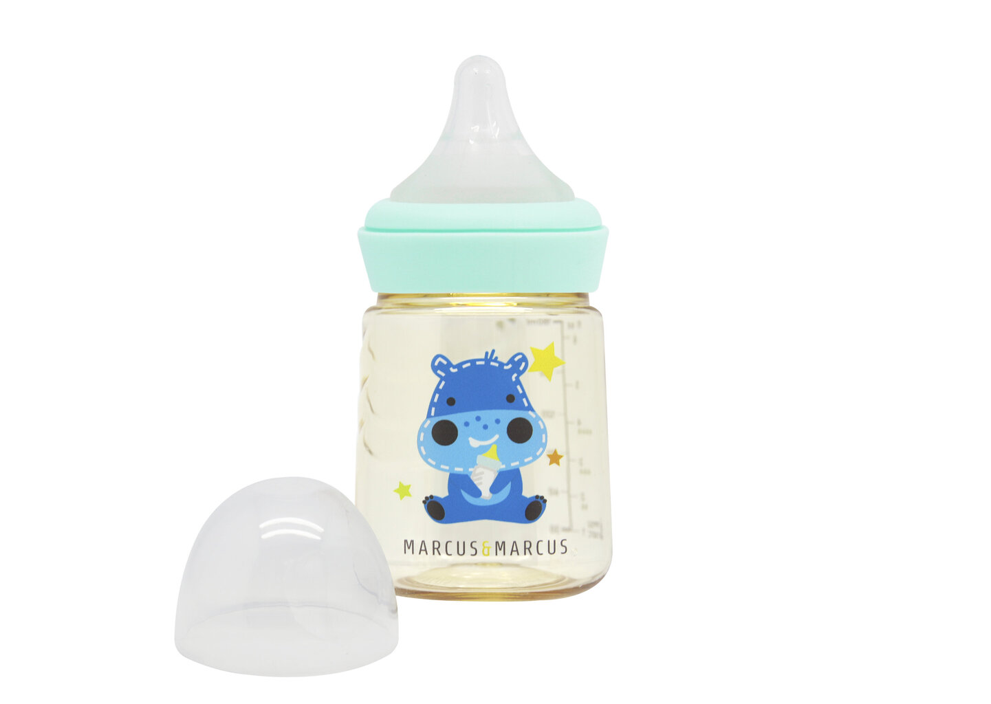 Marcus&Marcus PPSU Siirtymävaiheen Ruokintapullo 180 ML - Lucas hinta ja tiedot | Tuttipullot ja tarvikkeet | hobbyhall.fi