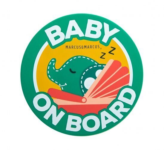 Marcus & Marcus Baby On Board tarra autoon - Ollie hinta ja tiedot | Lisätarvikkeet autoiluun | hobbyhall.fi