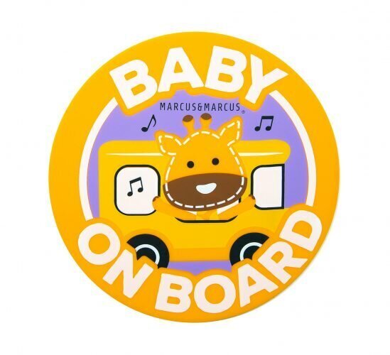 Marcus & Marcus Baby On Board tarra autoon - Lola hinta ja tiedot | Lisätarvikkeet autoiluun | hobbyhall.fi