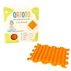 Ortoto Palapelimatto Pienet Pyramidit / Kova (kurpitsanoranssi) hinta ja tiedot | Ortoto Lapset | hobbyhall.fi