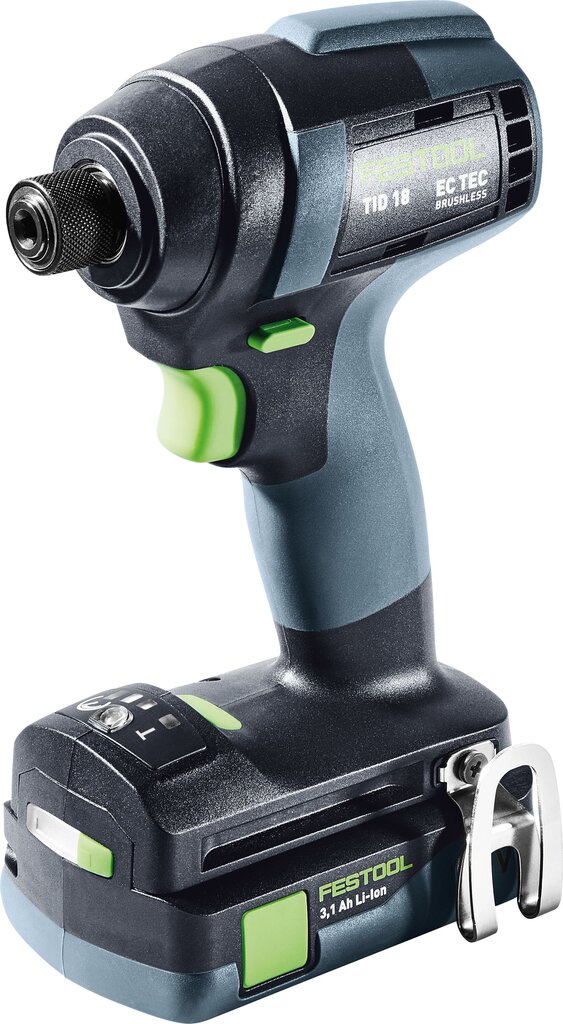 Festool Akkuiskuruuvinväännin TID 18 C 3,1-Plus 576485 hinta ja tiedot | Käsityökalut | hobbyhall.fi