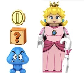 Rakennussetti Super Mario Prinsessa Peach hahmo HeroBricks, 5cm hinta ja tiedot | LEGOT ja rakennuslelut | hobbyhall.fi