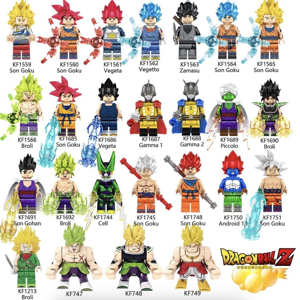 Dragon Ball Son Goku HeroBricks, 5cm hinta ja tiedot | LEGOT ja rakennuslelut | hobbyhall.fi