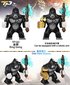 Rakennussetti King Kong vs. Godzilla hahmo HeroBricks, 9cm hinta ja tiedot | LEGOT ja rakennuslelut | hobbyhall.fi