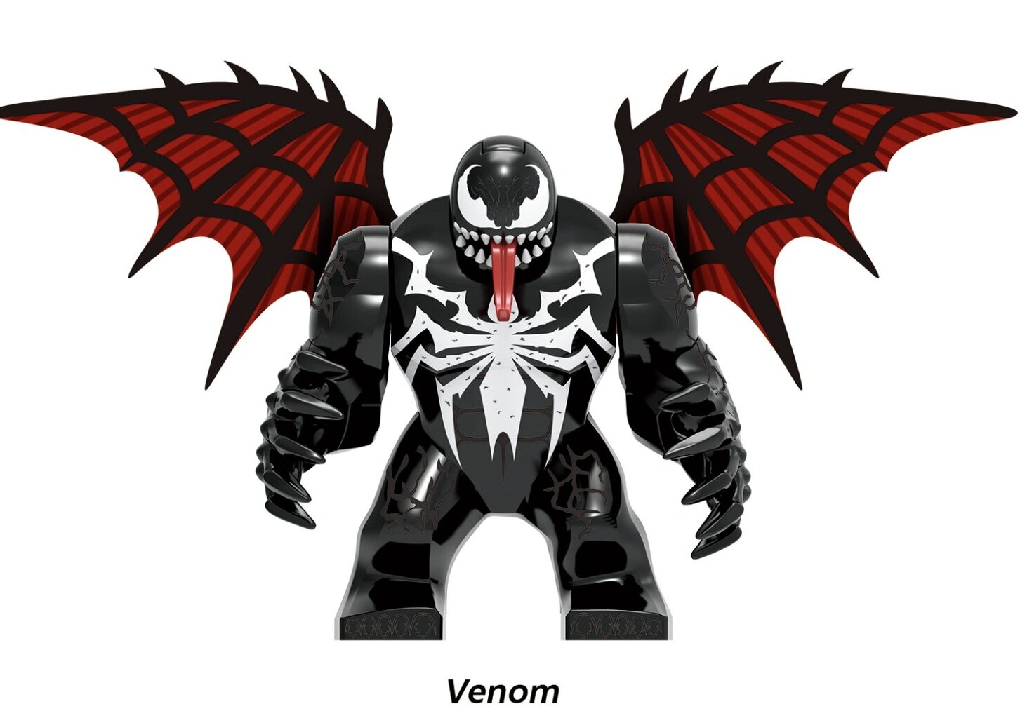 Rakennussetti Spider Man Venom -hahmo HeroBricks, 2kpl, 5cm hinta ja tiedot | LEGOT ja rakennuslelut | hobbyhall.fi