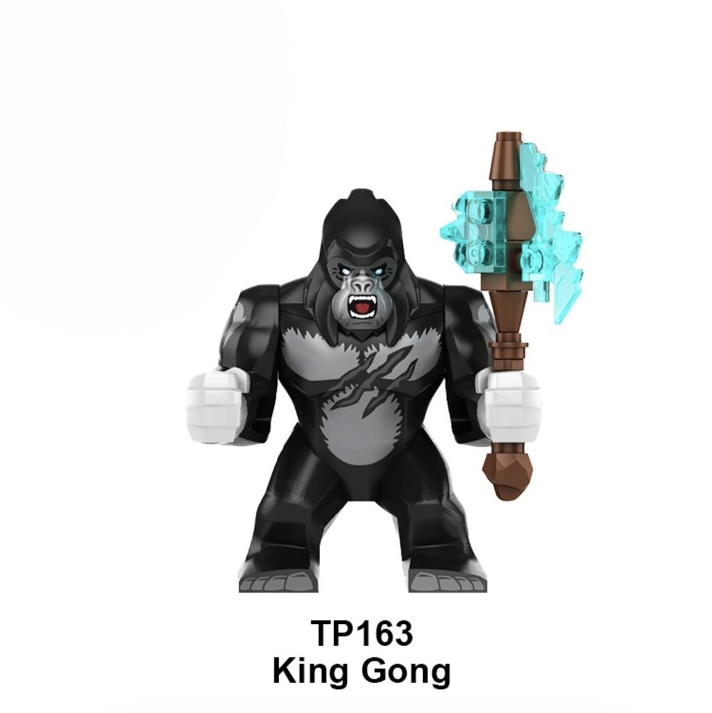 Rakennussetti King Kong vs Godzilla figuuri HeroBricks, 3 kpl, 9cm hinta ja tiedot | LEGOT ja rakennuslelut | hobbyhall.fi