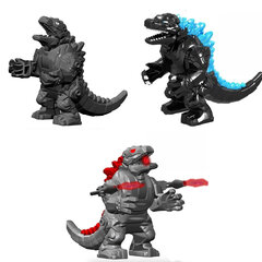 Rakennussetti Godzilla-figuuri HeroBricks, 3kpl, 9cm hinta ja tiedot | LEGOT ja rakennuslelut | hobbyhall.fi