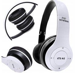 P47 EchoTune White hinta ja tiedot | Kuulokkeet | hobbyhall.fi