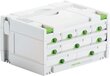 Festool SORTAINER SYS 3-SORT/9 491985 hinta ja tiedot | Työkalupakit ja muu työkalujen säilytys | hobbyhall.fi