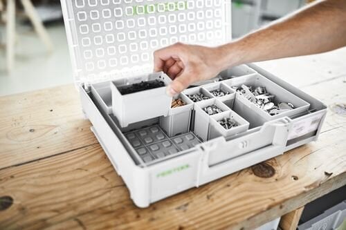 Festool Systainer³ Organizer SYS3 ORG L 89 20xESB 204856 hinta ja tiedot | Työkalupakit ja muu työkalujen säilytys | hobbyhall.fi