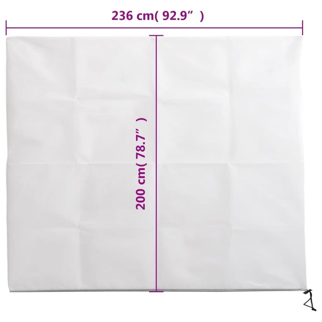 Vetoketjulliset kasvisuojat, 10 kpl, 2,36x2 m, 70g/m² hinta ja tiedot | Puutarhatyökalut | hobbyhall.fi