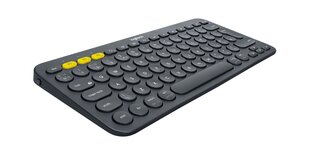 Langaton näppäimistö Logitech K380 (NO), musta hinta ja tiedot | Näppäimistöt | hobbyhall.fi